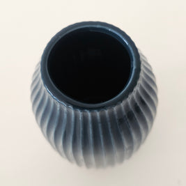 Ceramic blue green vase arrangement