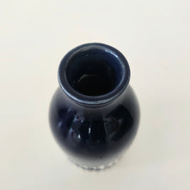 Modern blue ceramic vase arrangement