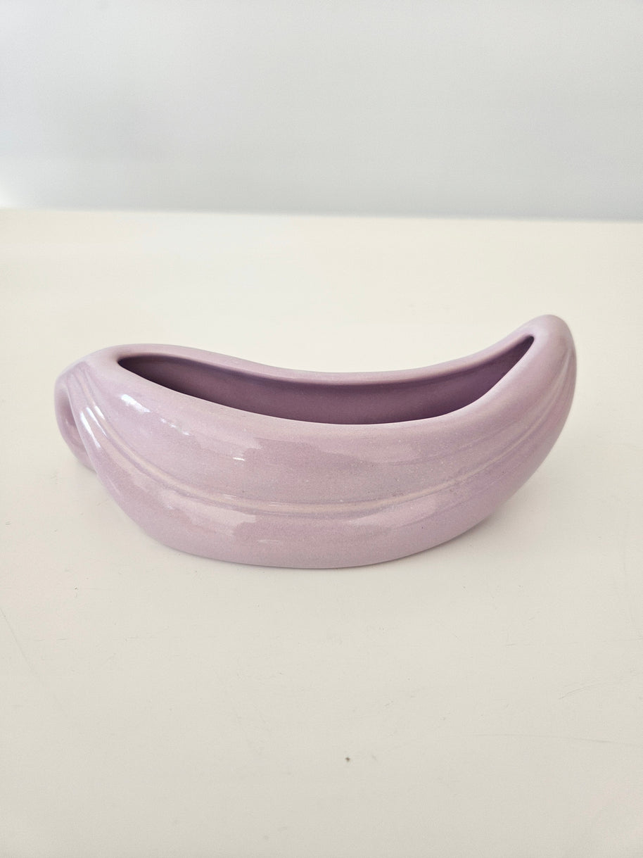 Crescent lilac table vase arrangement