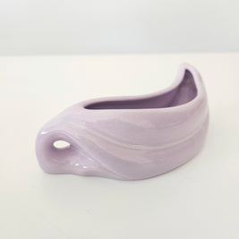 Crescent lilac table vase arrangement