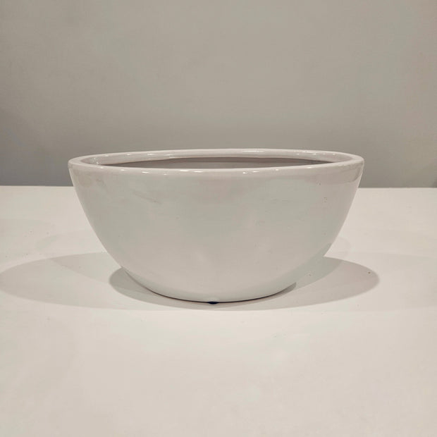 White boat vase arrangement