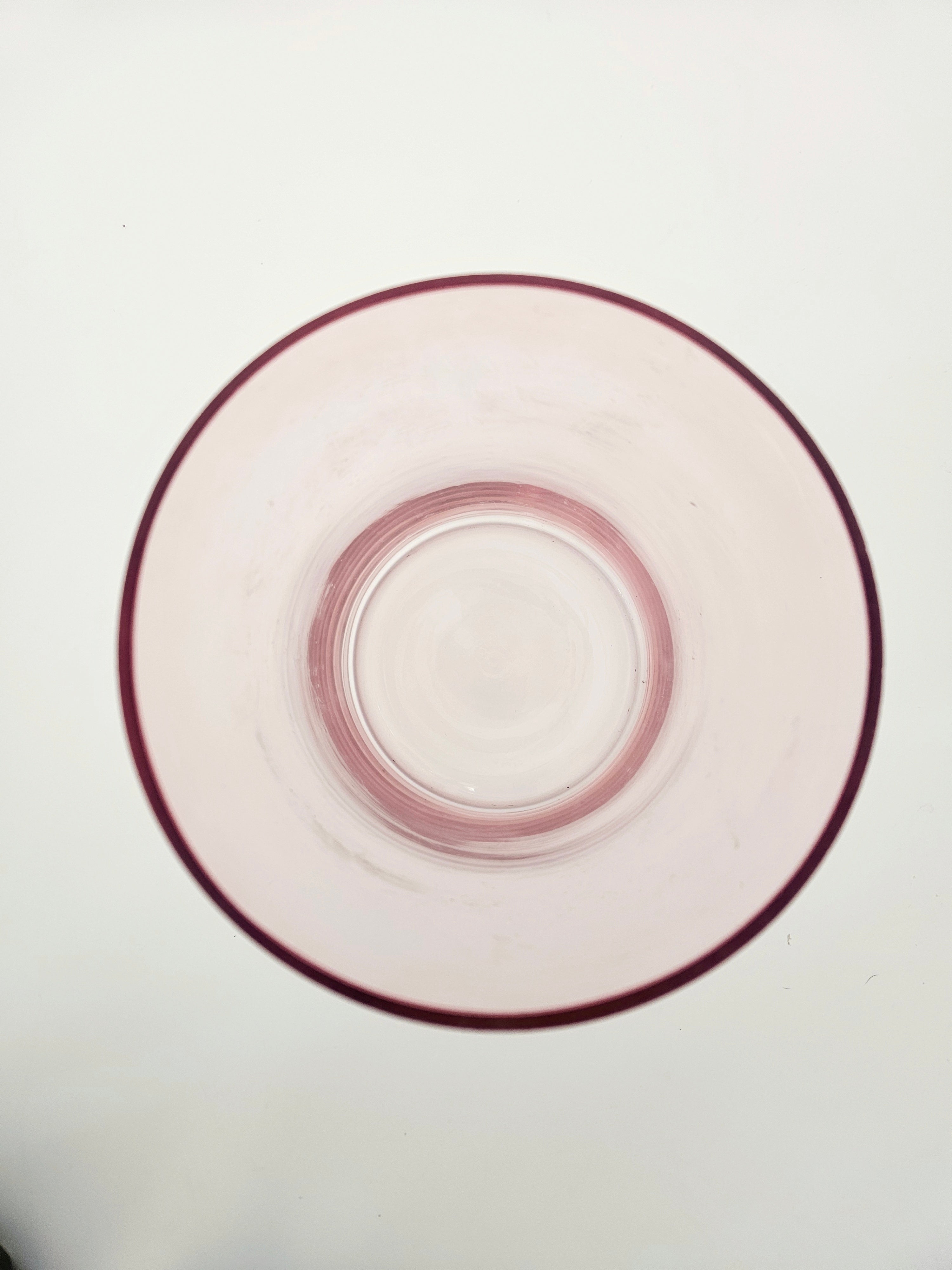 Pink cylindrical vase