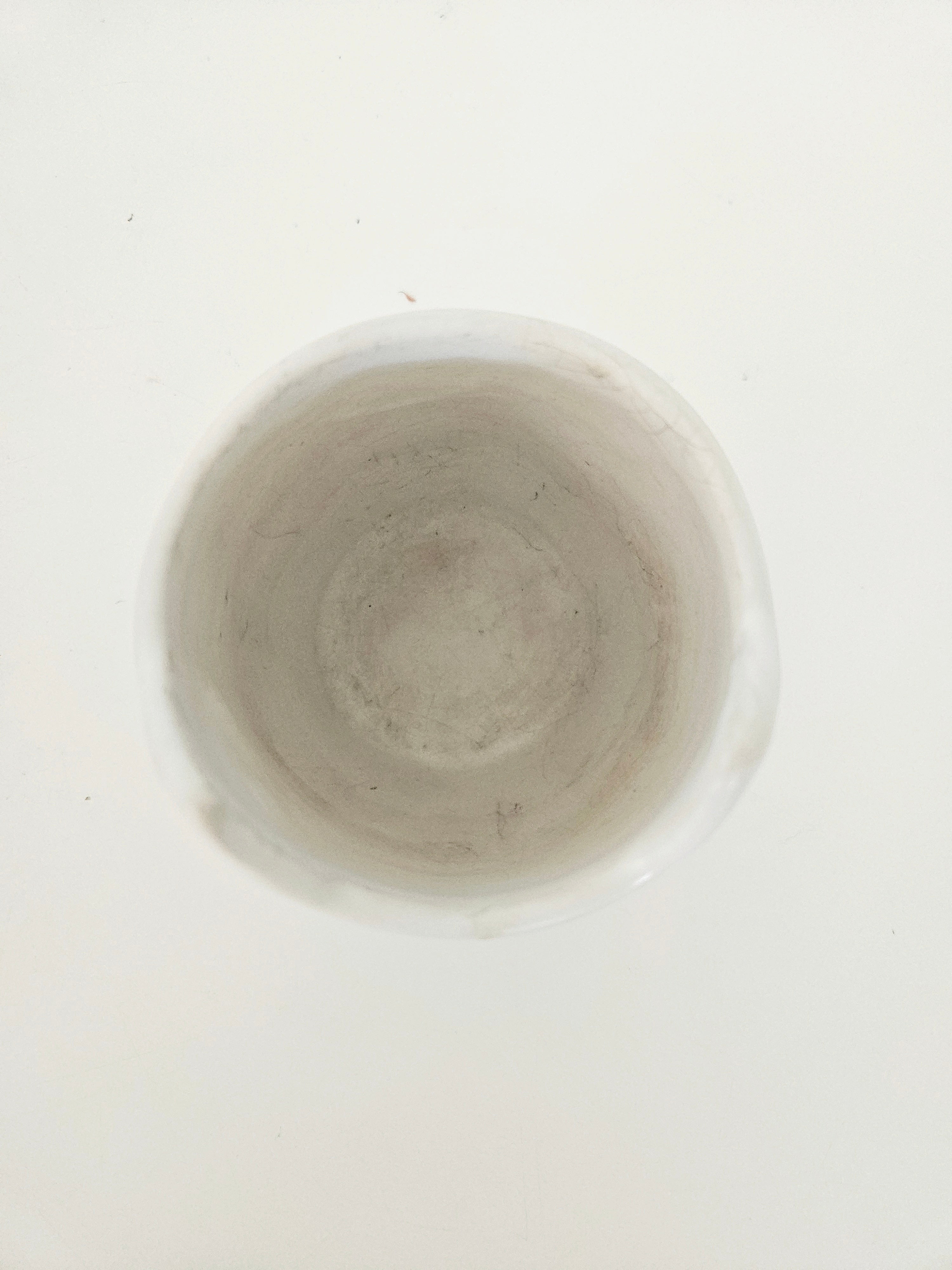 Top down view of a pot