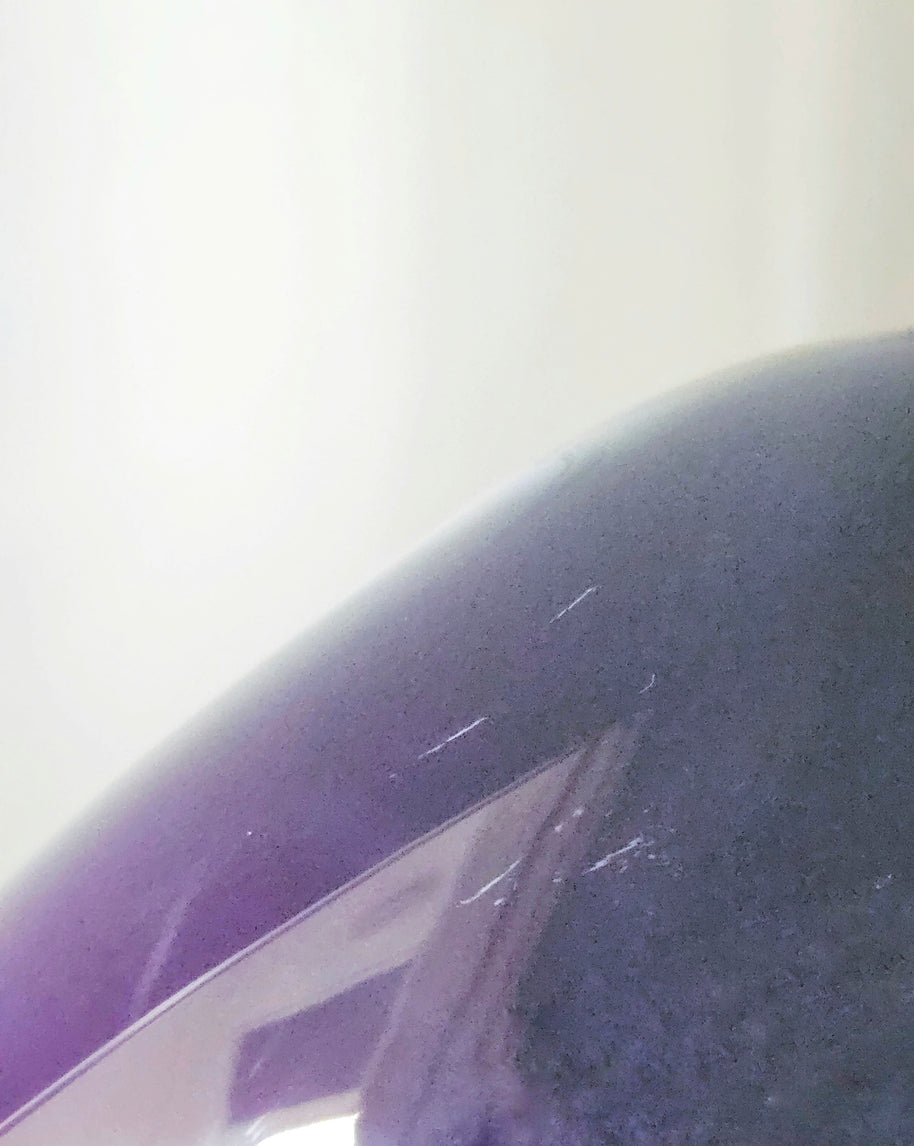 Deep purple Villeroy & Boch vase arrangement