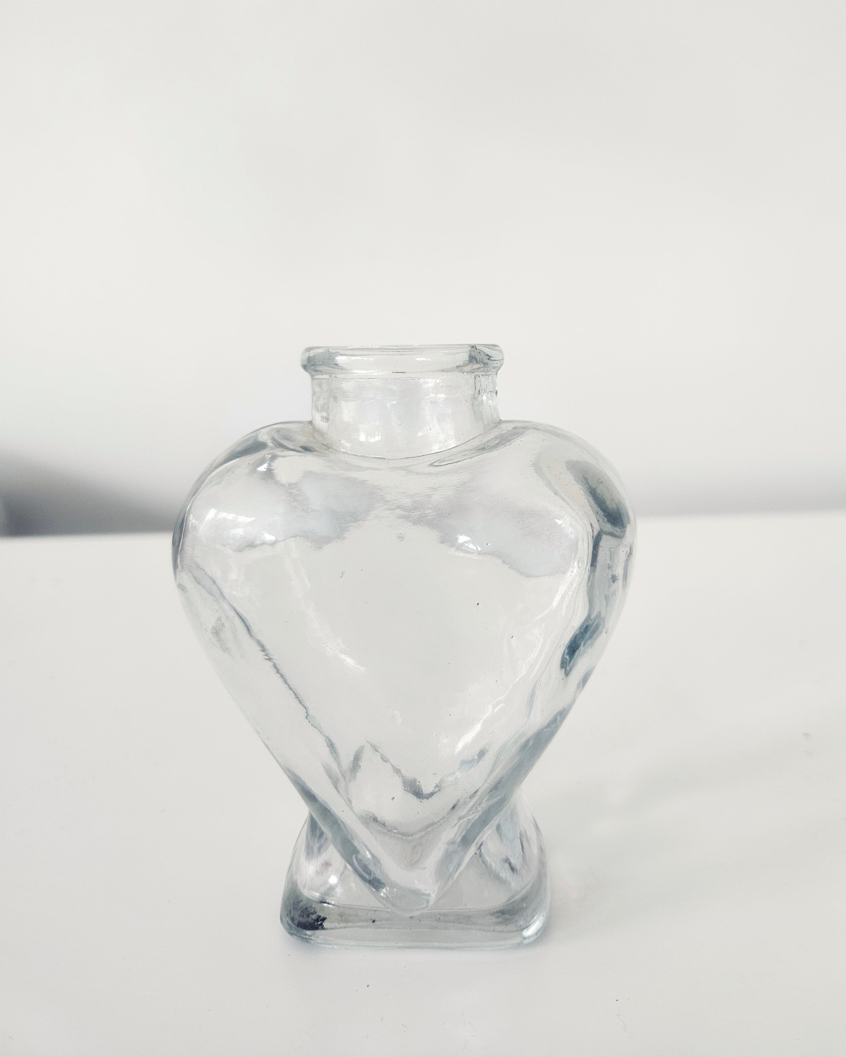 Heart-shaped vase arrangement