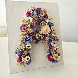 Personalised Dried Floral Letters
