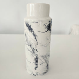 Marbled ceramic vase arrangement