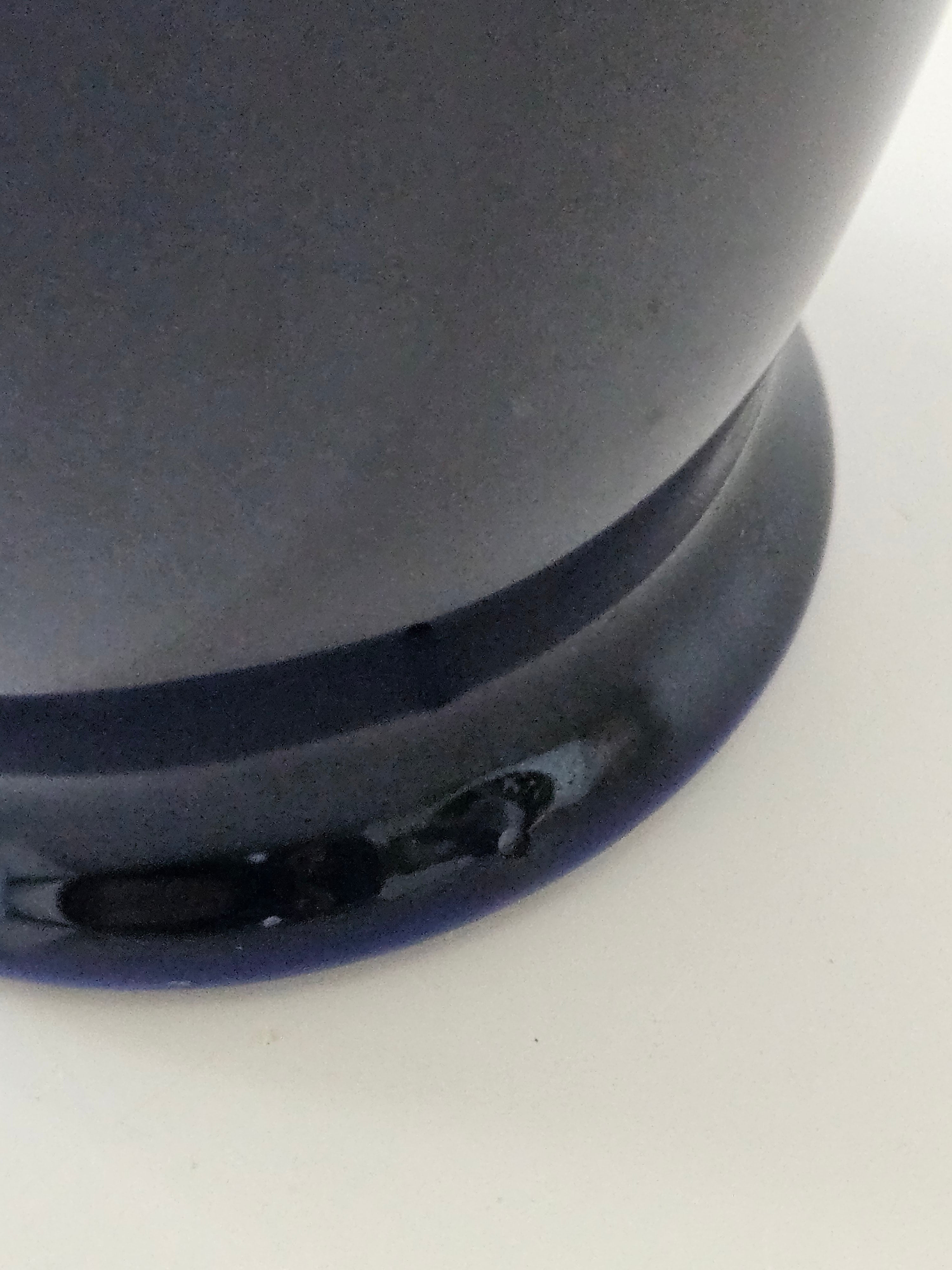 Close up of damage to a vase