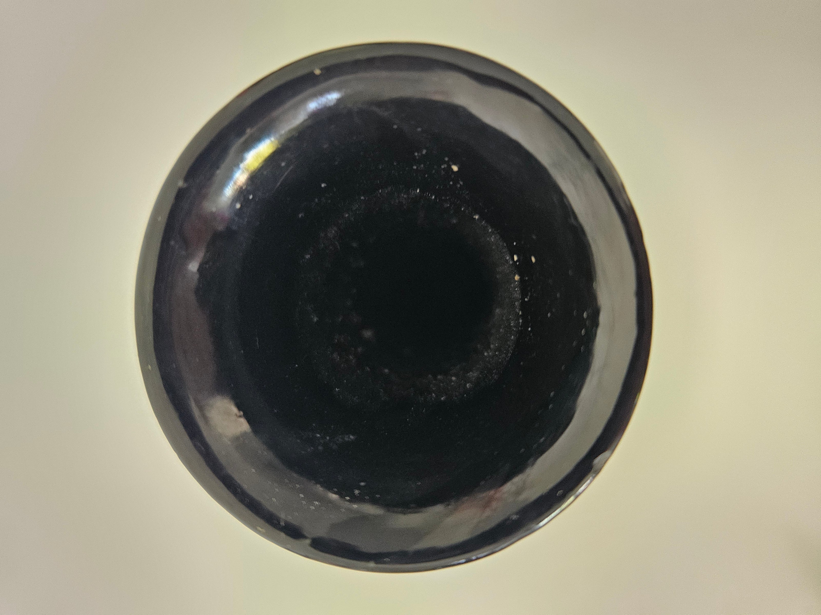 Top down view of a vase
