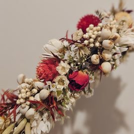Dried flower headbands
