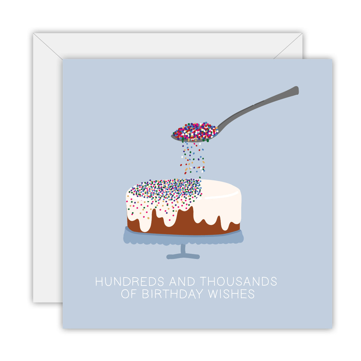 Greeting Card - Hundreds and Thousands of Birthday Wishes