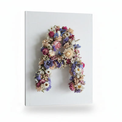 Personalised Dried Floral Letters and Numbers