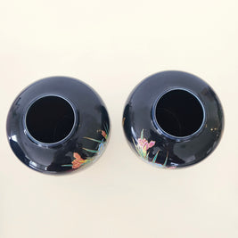 Top down view of two vases