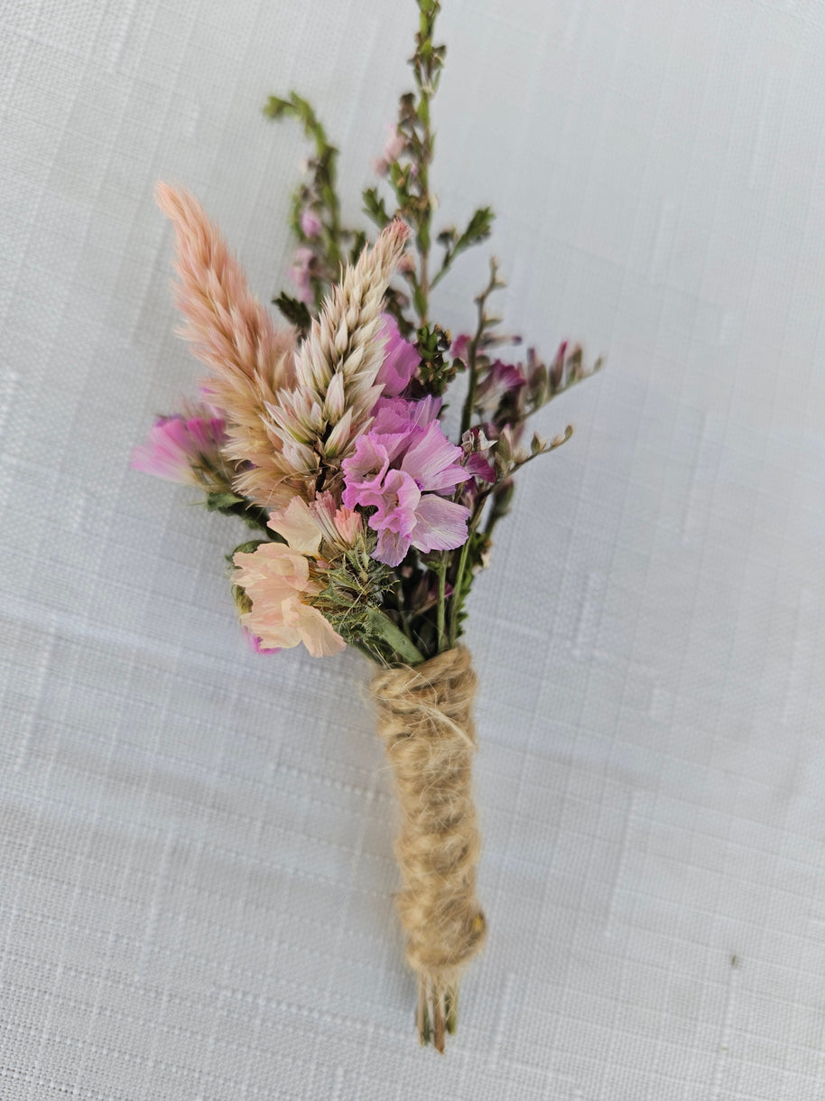 Dried Mini Bouquets and Boutonierres