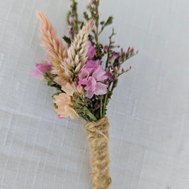 Dried Mini Bouquets and Boutonierres